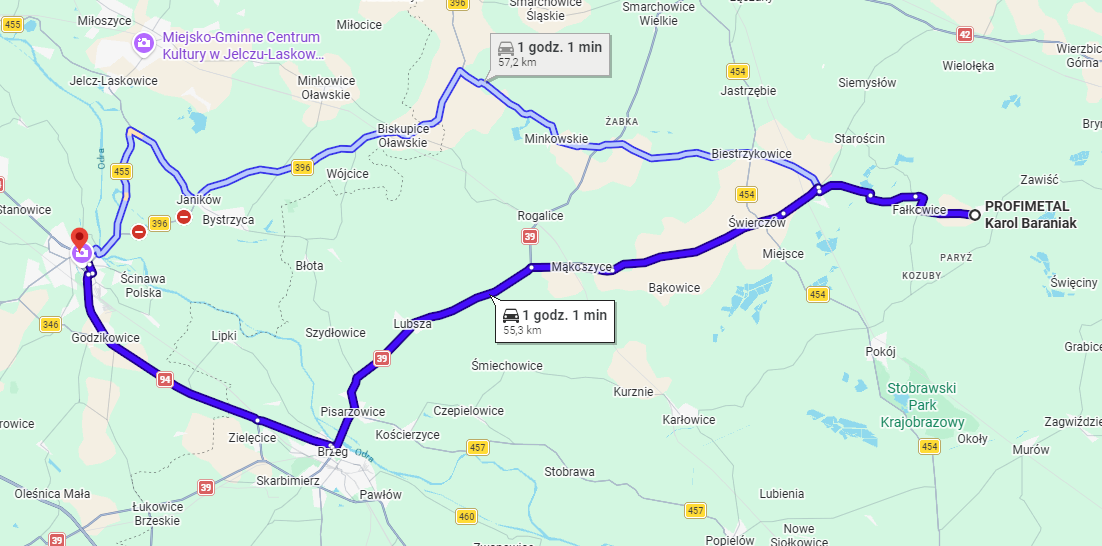 Trasa Oława - Lubnów